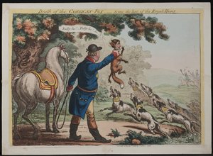 Egy korzikai róka halála – A királyi vadászat utolsó jelenete, 1803